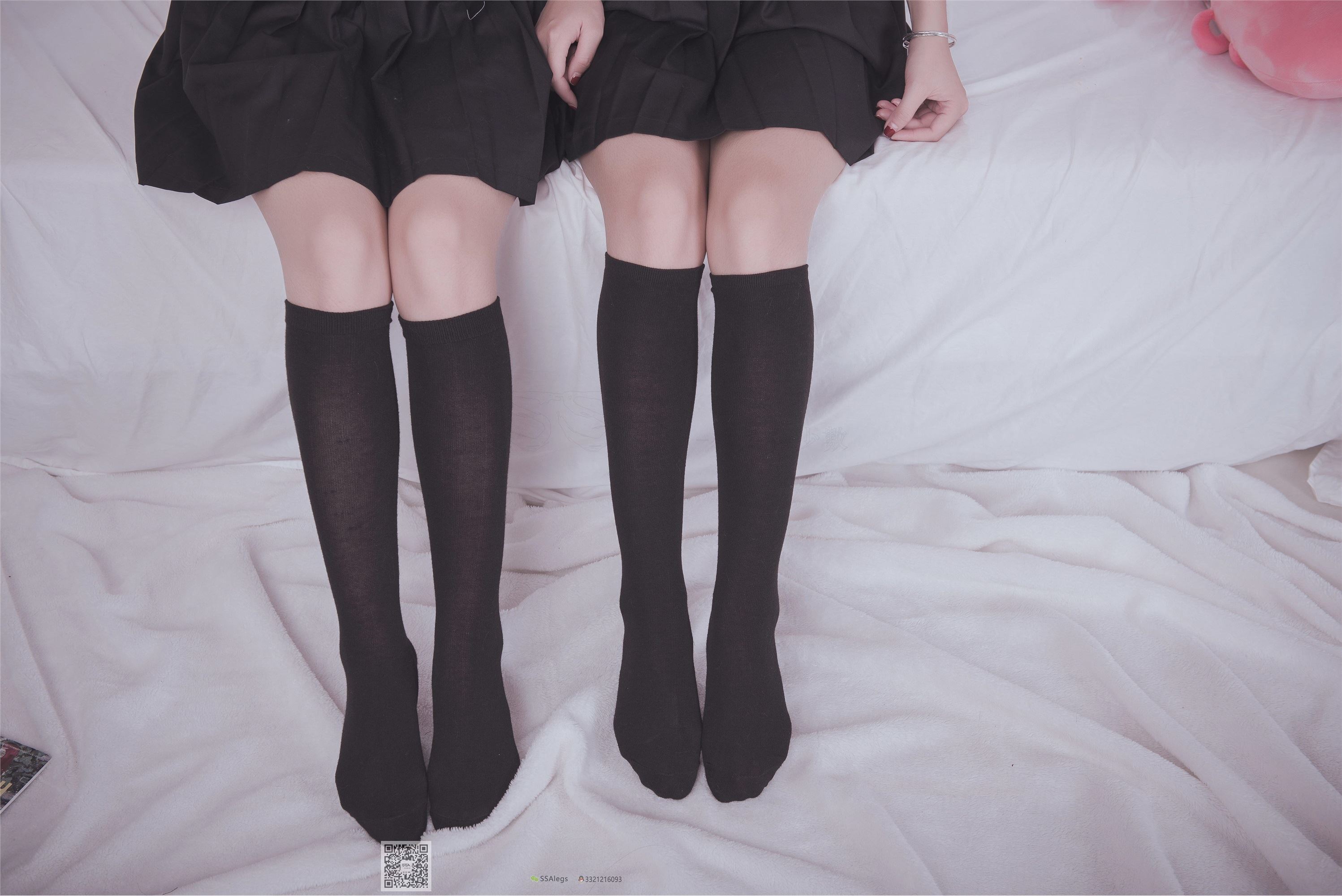 SSA丝社 NO.028 青青姐妹 姐妹花的JK情